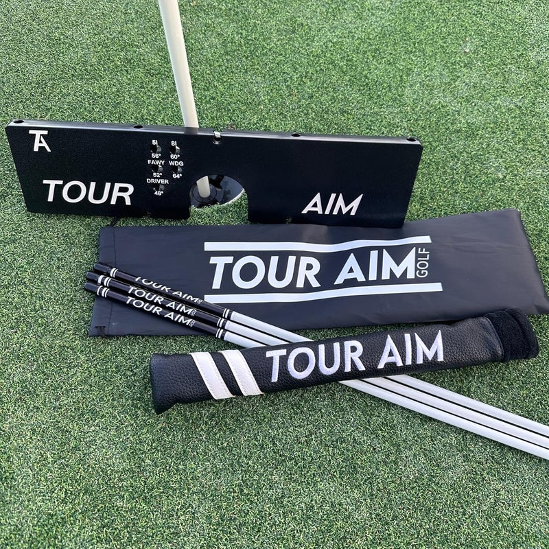 Tour Aim 2.0 مساعد تدريب الجولف – 11 في 1 عصي محاذاة ونظام ممارسة طيران السوينغ – بديل خفيف للأدوات الثقيلة مثل الطوب – أقصى قابلية للحمل والدقة والاتساق - Image 2